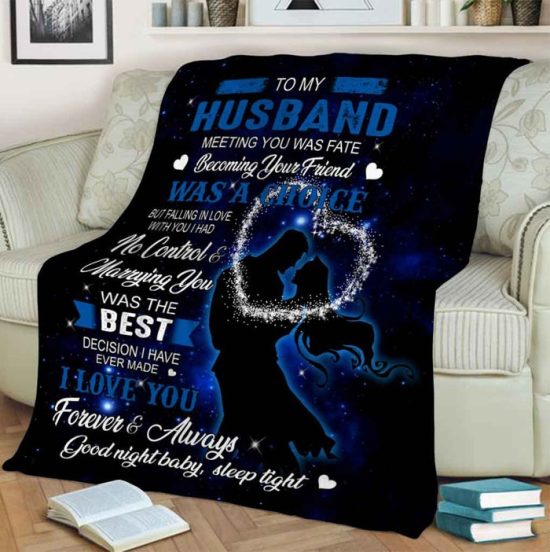 To My Husband Blanket Fleece Blanket Sherpa Blanket Birthday Gift For Him 2