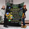 To My Mom Everything I Am You Helped Me From Your Daughter Fleece Blanket Sherpa Blanket Anniversary Gift Family Blanket Gift
