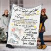 To My Mom For All The Times That I Forgot To Fleece Blanket Sherpa Blanket Anniversary Gift Family Blanket Gift