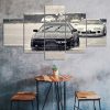 Toyota Supra MK3 Drift Cars Canvas 5 Piece Five Panel Print Modern Wall Art Poster Wall Art Decor