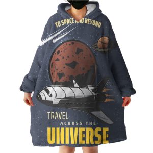 Travel Across The Universe Hoodie Wearable Blanket WB1272