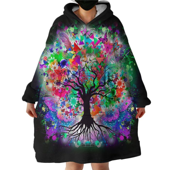 Tree Of Life Hoodie Wearable Blanket WB1723