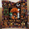 Trick Or Treat Blanket Dachshund Blanket Halloween Blanket Gift Fleece Blanket Sherpa Blanket