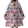 Trophyhead Roses Hoodie Wearable Blanket WB2000