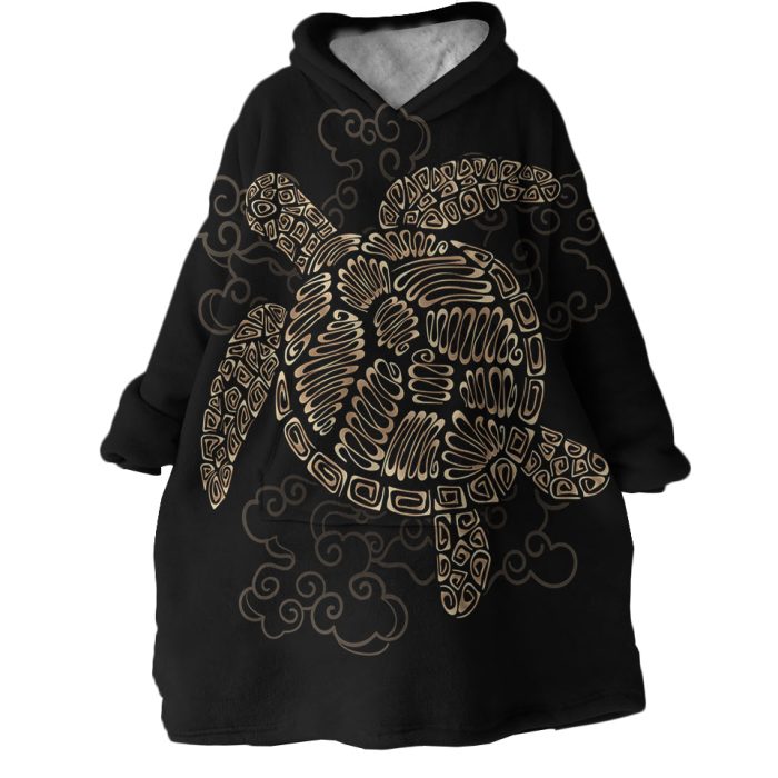 Turtle Hoodie Wearable Blanket WB0063 1