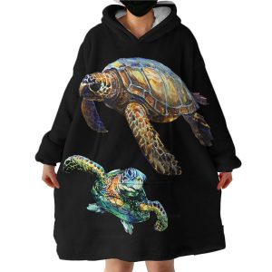 Turtles Hoodie Wearable Blanket WB2001