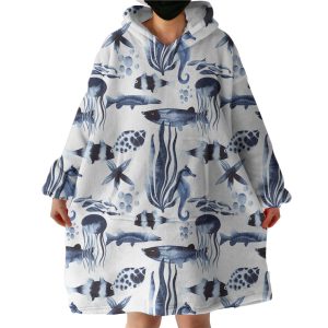 Under The Sea Hoodie Wearable Blanket WB0779