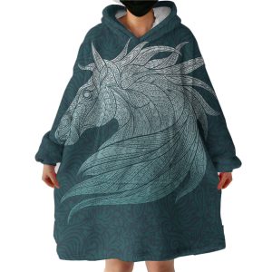 Unicorn Hoodie Wearable Blanket WB0862