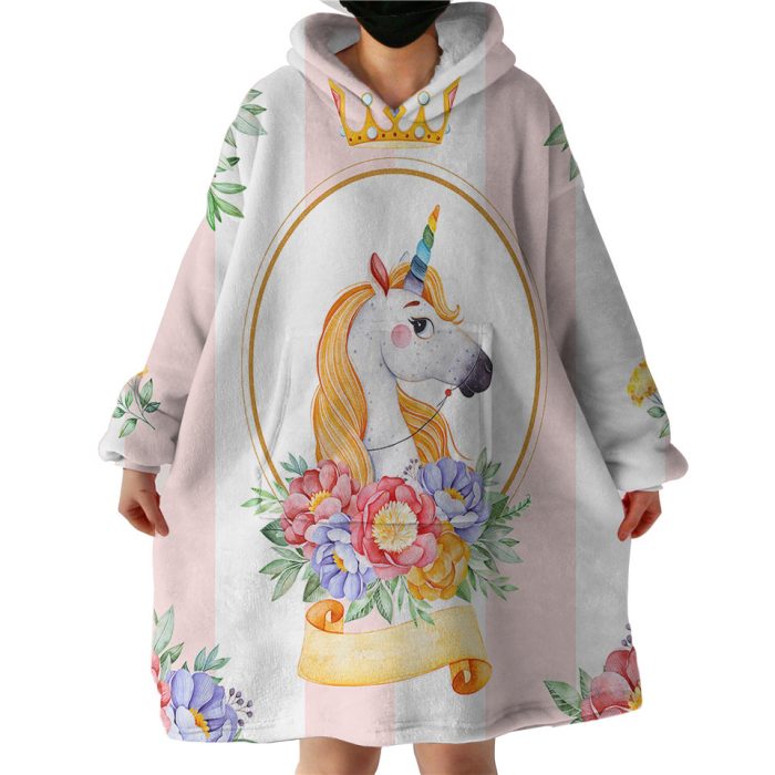 Unicorn Hoodie Wearable Blanket WB1067