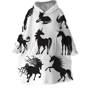Unicorn Hoodie Wearable Blanket WB1525 1