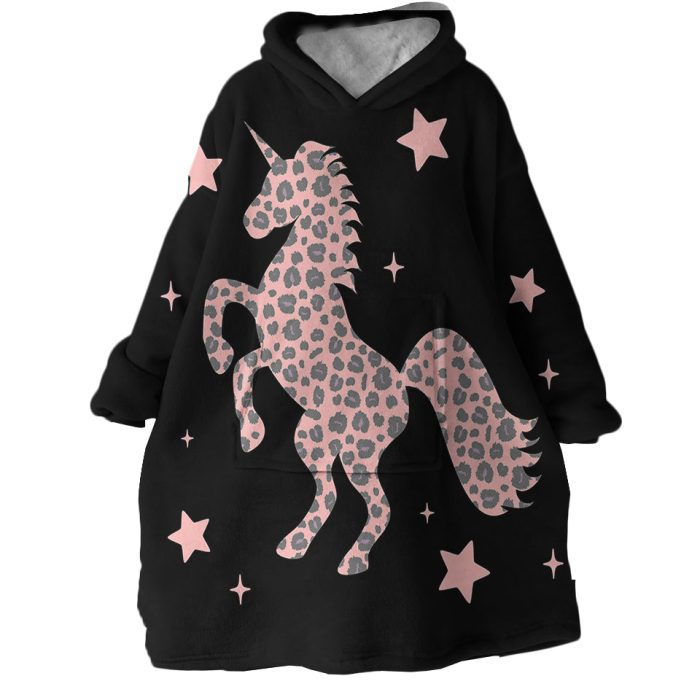 Unicorn Hoodie Wearable Blanket WB1713 1
