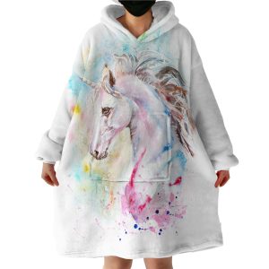 Unicorn Hoodie Wearable Blanket WB1842