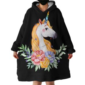 Unicorn Hoodie Wearable Blanket WB1937
