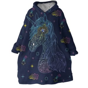 Unicorn Hoodie Wearable Blanket WB2050 1