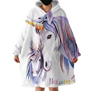 Unicorns Hoodie Wearable Blanket WB2019