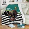 Us Army Eagle Fleece Blanket Sherpa Blanket Family Blanket Gift For Birthday