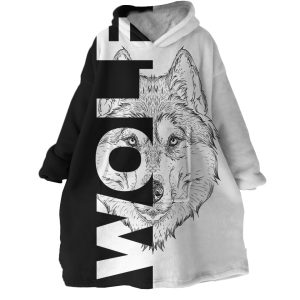 W.O.L.F Hoodie Wearable Blanket WB1860 1