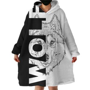 W.O.L.F Hoodie Wearable Blanket WB1860