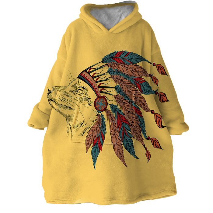 Warchief Dog Hoodie Wearable Blanket WB1864 1
