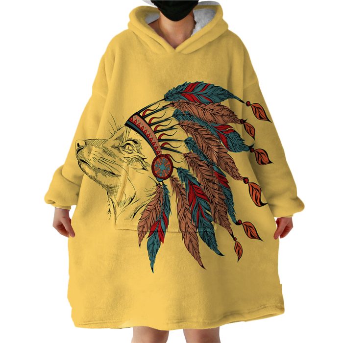 Warchief Dog Hoodie Wearable Blanket WB1864