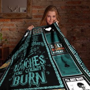 We Are The Grand Daughters Of The Witchs Blanket Halloween Blanket Family Gifts Cozy Plush Fleece Premium Mink Sherpa