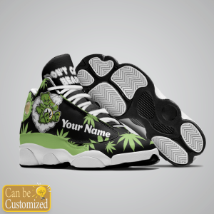 Weed Bear Custom Name Air Jordan 13 Shoes 3