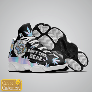 Weed DonT Care Bear Black Custom Name Air Jordan 13 Shoes 3