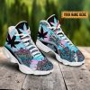 Weed Hologram Mandala Custom Name Air Jordan 13 Shoes