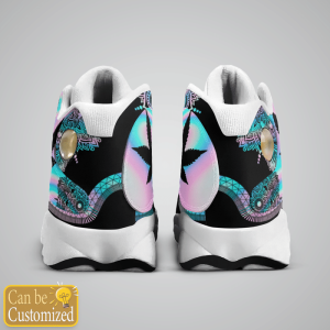 Weed Hologram Mandala Custom Name Air Jordan 13 Shoes 4