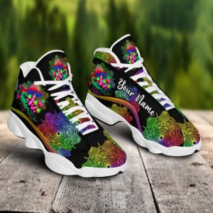 Weed Mushroom Psychedelic Mandala Custom Name Air Jordan 13 Shoes 1