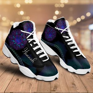 Weed Mystery Mandala Custom Name Air Jordan 13 Shoes 1