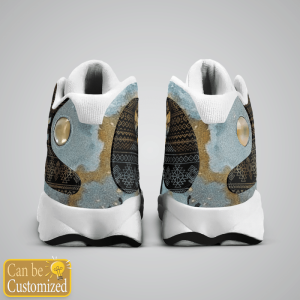Weed Native Love Skull Custom Name Air Jordan 13 Shoes 4
