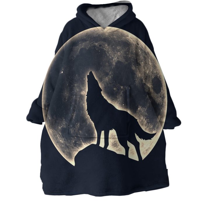Werewolf Hoodie Wearable Blanket WB0414 1