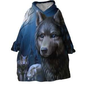 Werewolf Hoodie Wearable Blanket WB1446 1