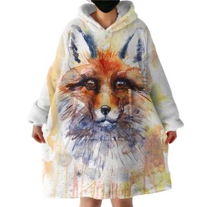 Wild Fox Hoodie Wearable Blanket WB1981