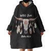 Wild & Free Buffalo Skull and Dreamcatcher Hoodie Wearable Blanket WB0648