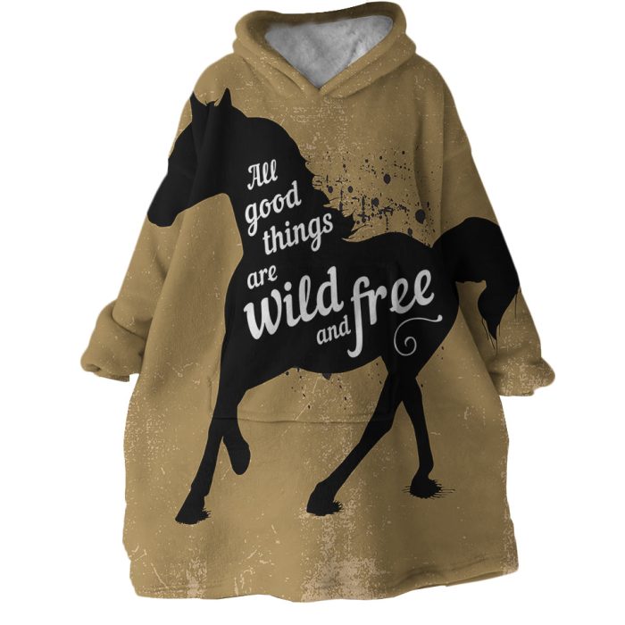 Wild Free Hoodie Wearable Blanket WB1190 1