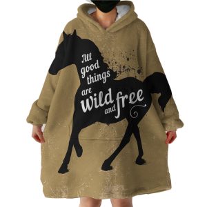 Wild & Free Hoodie Wearable Blanket WB1190