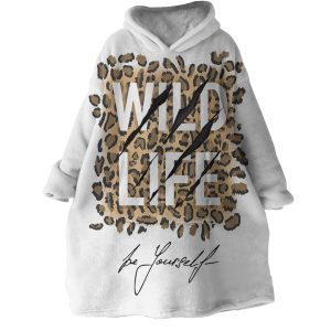Wild Life Hoodie Wearable Blanket WB0874 1