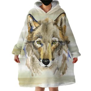 Wolf Hoodie Wearable Blanket WB0093