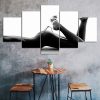 Woman Legs Romantic Scenery Canvas 5 Piece Five Panel Wall Print Modern Art Poster Wall Art Decor