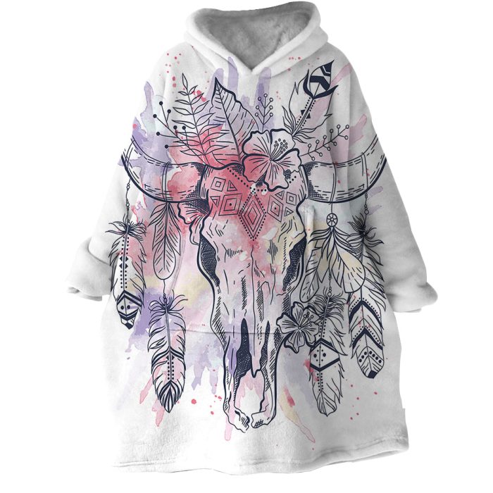 Wounded Trophyhead Hoodie Wearable Blanket WB2067 1