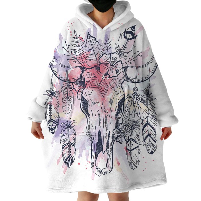 Wounded Trophyhead Hoodie Wearable Blanket WB2067