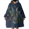 Yellow Elephant Zodiac Hoodie Wearable Blanket WB0453