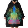 Zen Buddha Hoodie Wearable Blanket WB1688