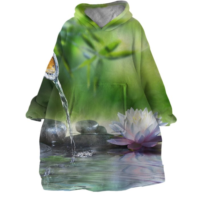 Zen Pond Hoodie Wearable Blanket WB1823 1