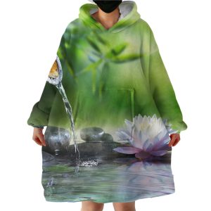 Zen Pond Hoodie Wearable Blanket WB1823