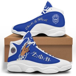 Zeta Phi Beta Chucks Pearls Sneakers Air Jordan 13 Shoes 1