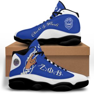 Zeta Phi Beta Chucks & Pearls Sneakers Air Jordan 13 Shoes