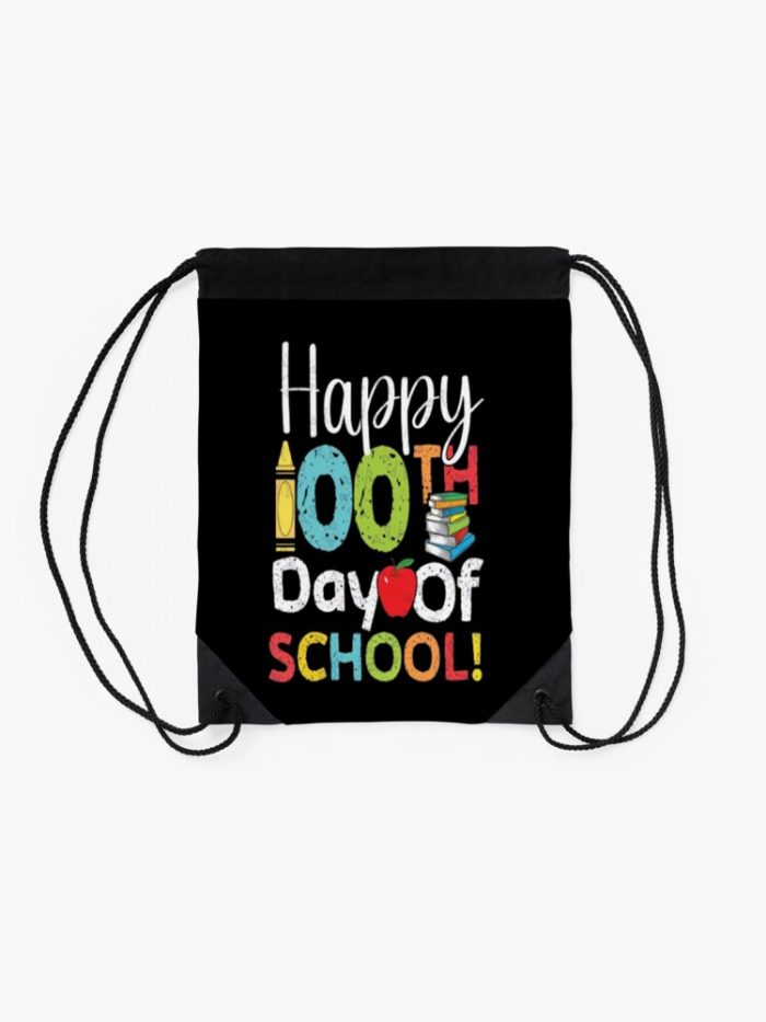 100 Day Of School Drawstring Bag DSB140 2